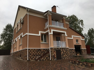 Наружная отделка дома в Орше